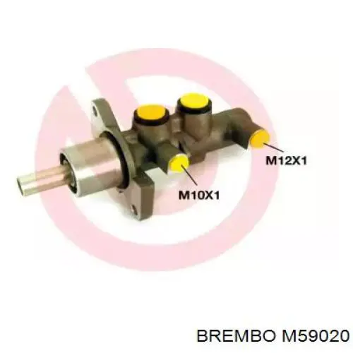M59020 Brembo цилиндр тормозной главный
