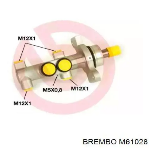 Цилиндр тормозной главный M61028 Brembo