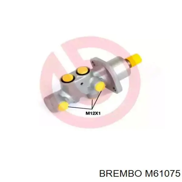 Цилиндр тормозной главный M61075 Brembo