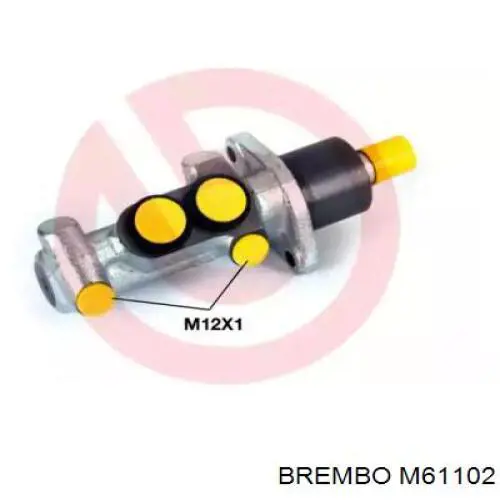M61102 Brembo цилиндр тормозной главный