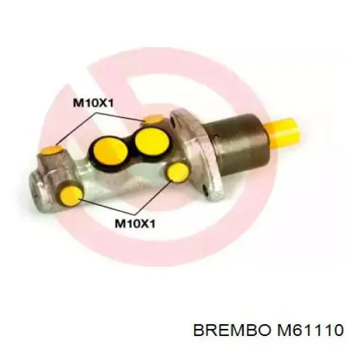 M61110 Brembo цилиндр тормозной главный
