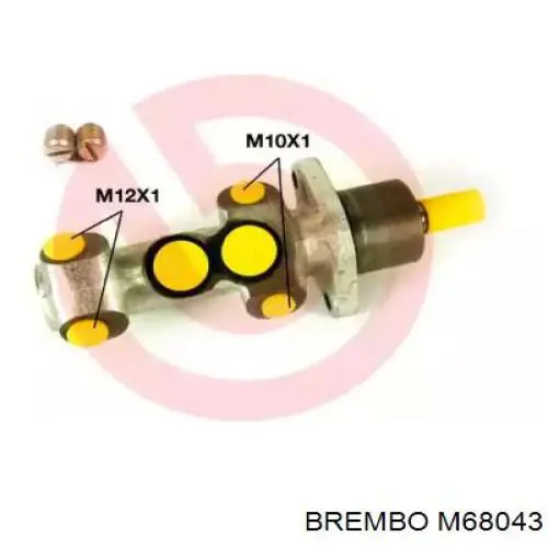 Цилиндр тормозной главный M68043 Brembo