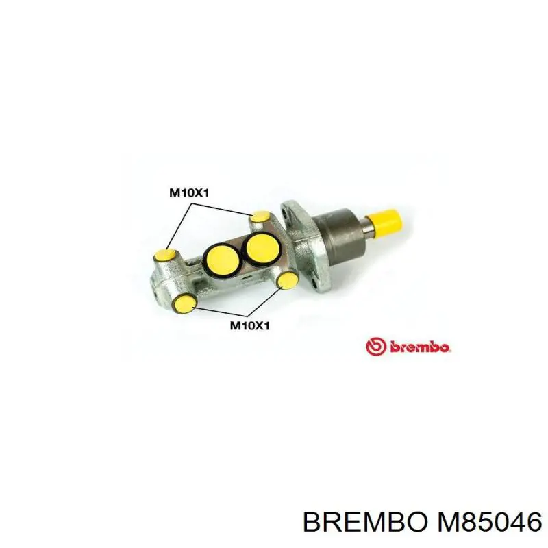 M85046 Brembo цилиндр тормозной главный