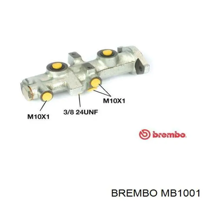 Cilindro principal de freno MB1001 Brembo