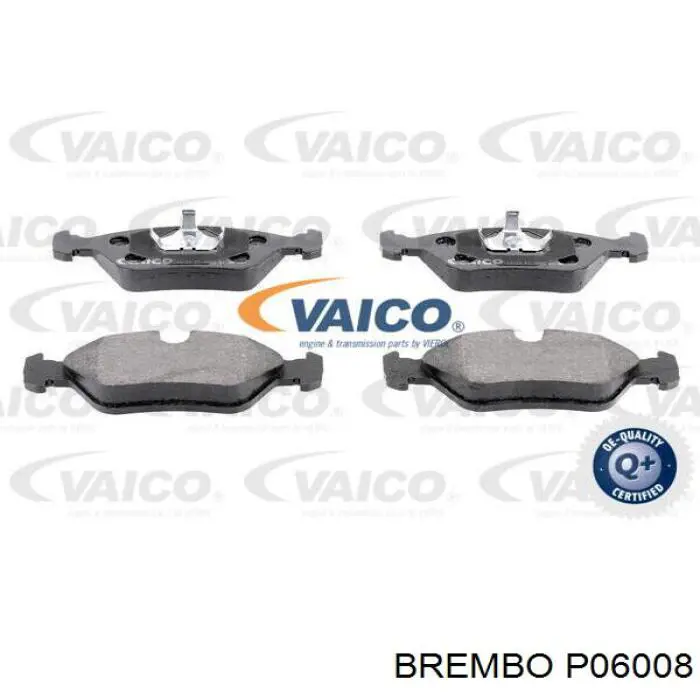 Pastillas de freno delanteras P06008 Brembo