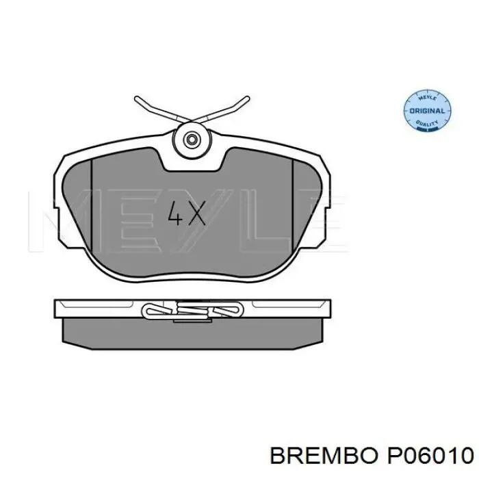 Передние тормозные колодки P06010 Brembo
