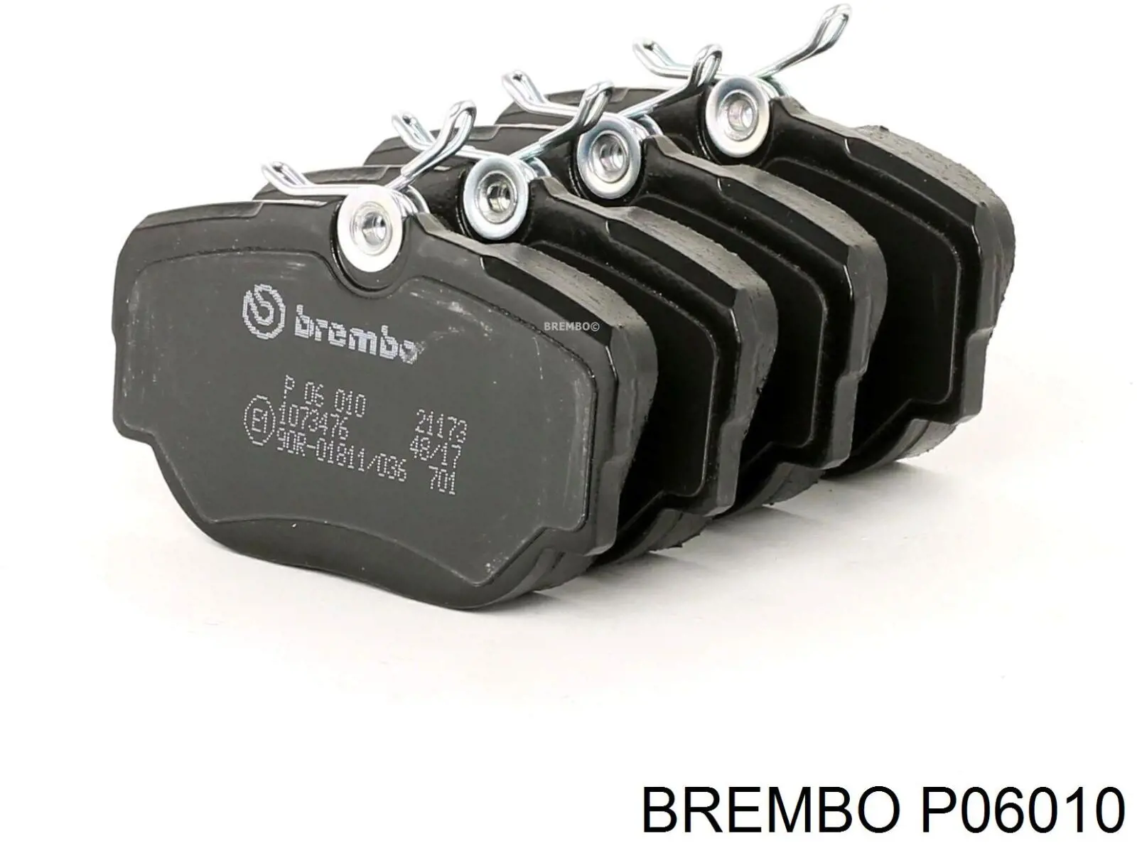 P 06 010 Brembo передние тормозные колодки