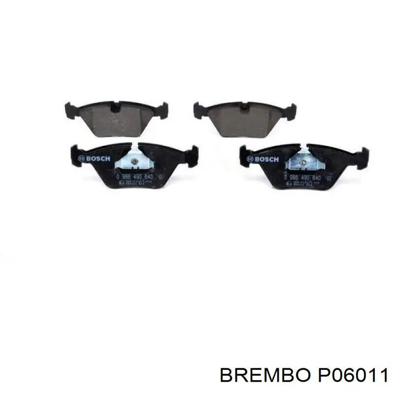 Задние дисковые колодки Brembo P06011