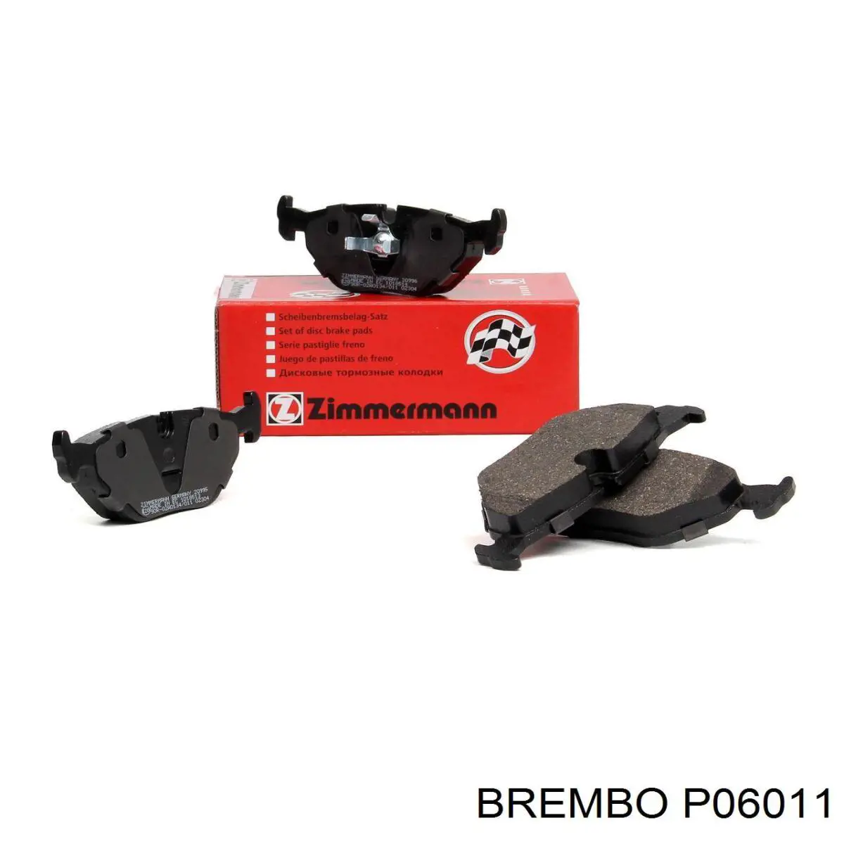 Купить P06011 Brembo Колодки тормозные задние, дисковые
