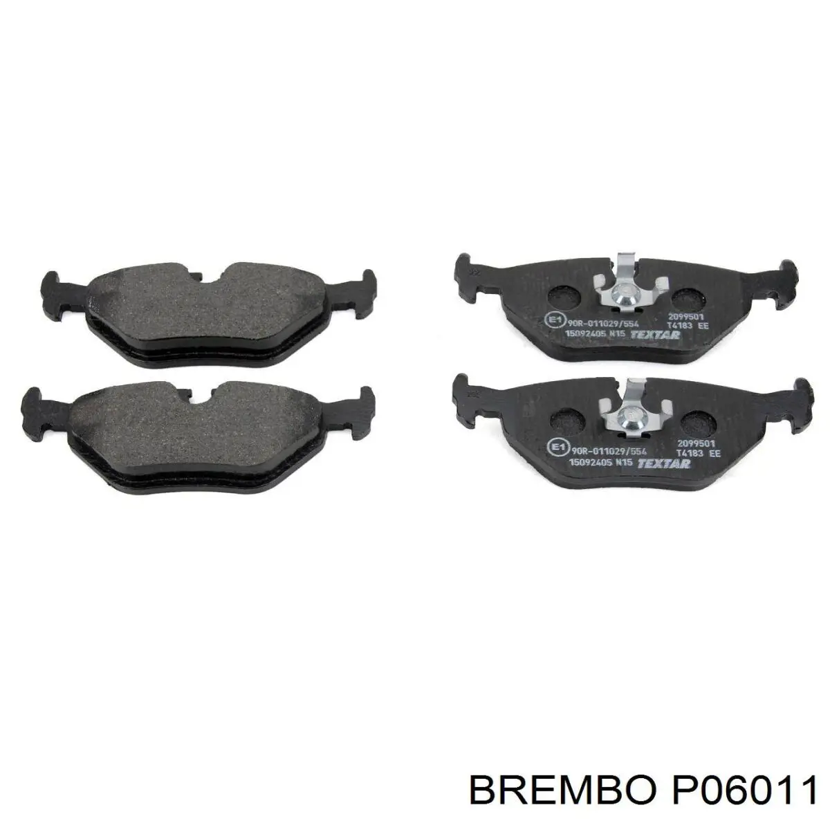 Задние тормозные колодки P06011 Brembo