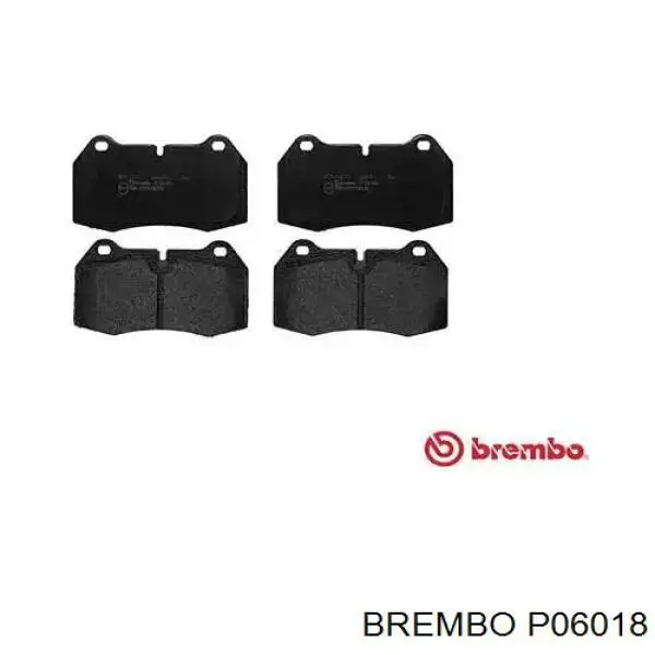 Передние тормозные колодки P06018 Brembo