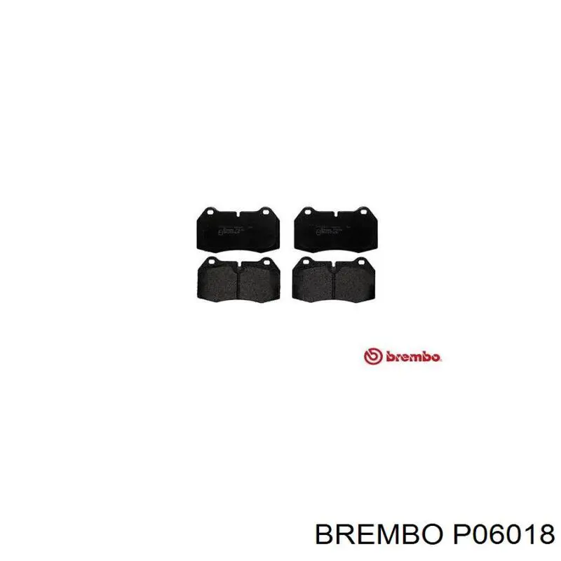 Купить P06018 Brembo Колодки тормозные