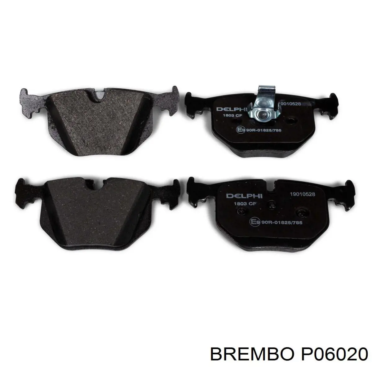 Задние тормозные колодки P06020 Brembo