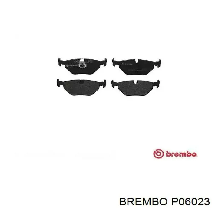 Pastillas de freno traseras P06023 Brembo