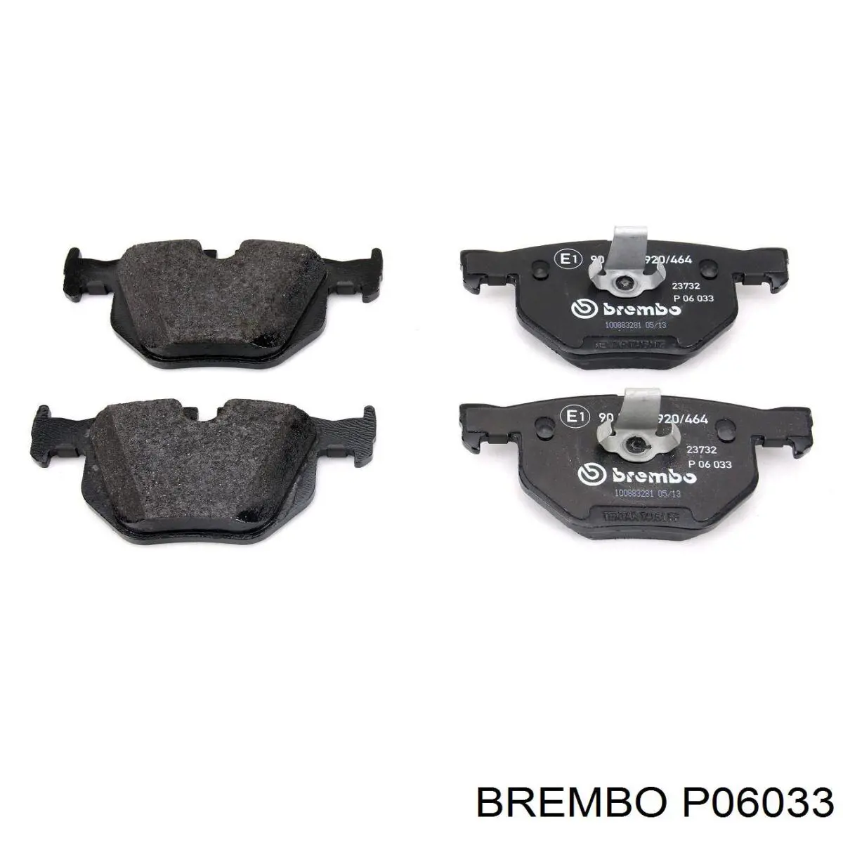 Задние тормозные колодки P06033 Brembo