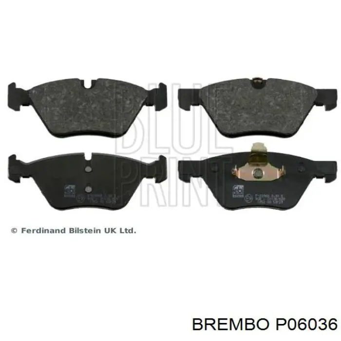 Передние тормозные колодки P06036 Brembo