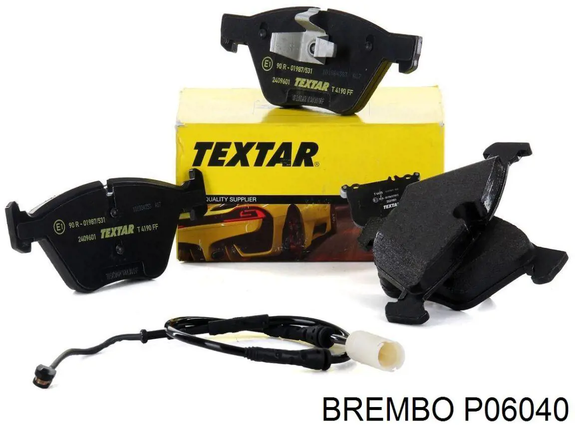 Тормозные колодки Brembo P06040