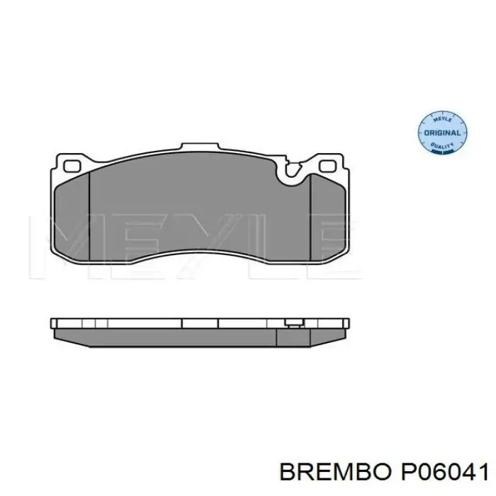 Тормозные колодки Brembo P06041
