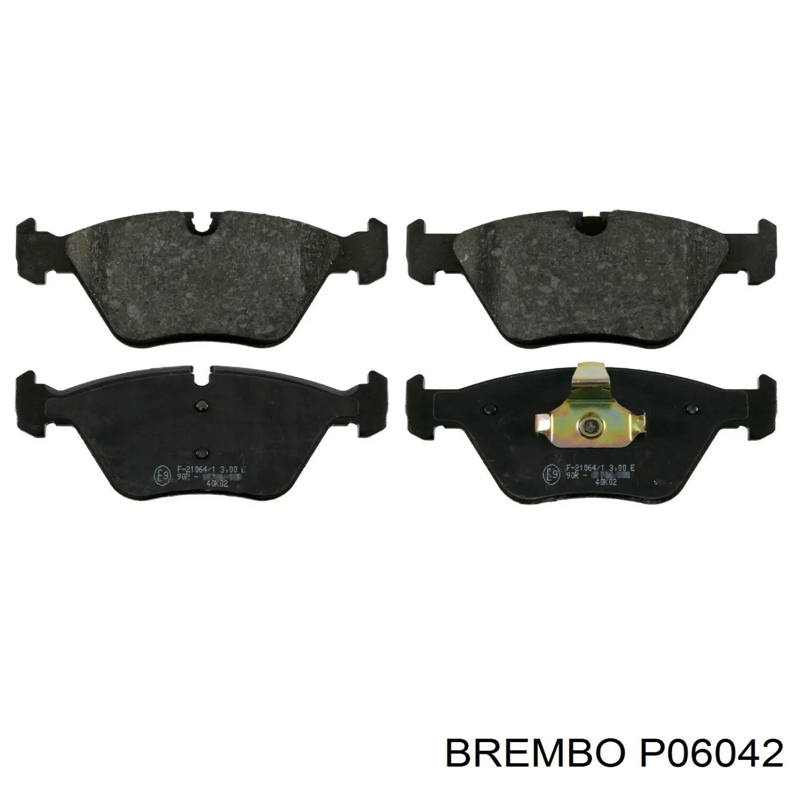 Тормозные колодки Brembo P06042