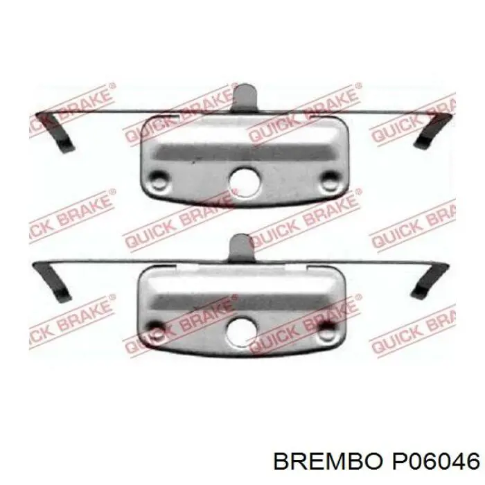 Тормозные колодки Brembo P06046