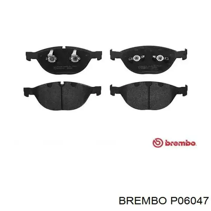P06047 Brembo колодки тормозные передние дисковые