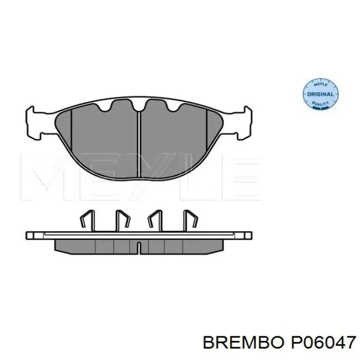 Купить P06047 Brembo Колодки тормозные