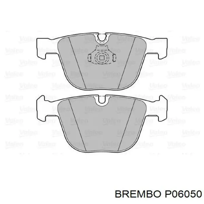 Купить P06050 Brembo Колодки тормозные задние, дисковые