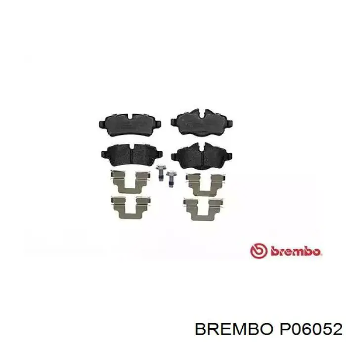 Задние тормозные колодки P06052 Brembo