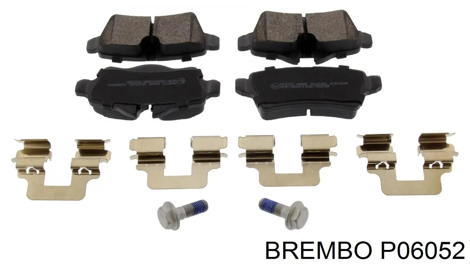 Купить P06052 Brembo Колодки тормозные задние, дисковые