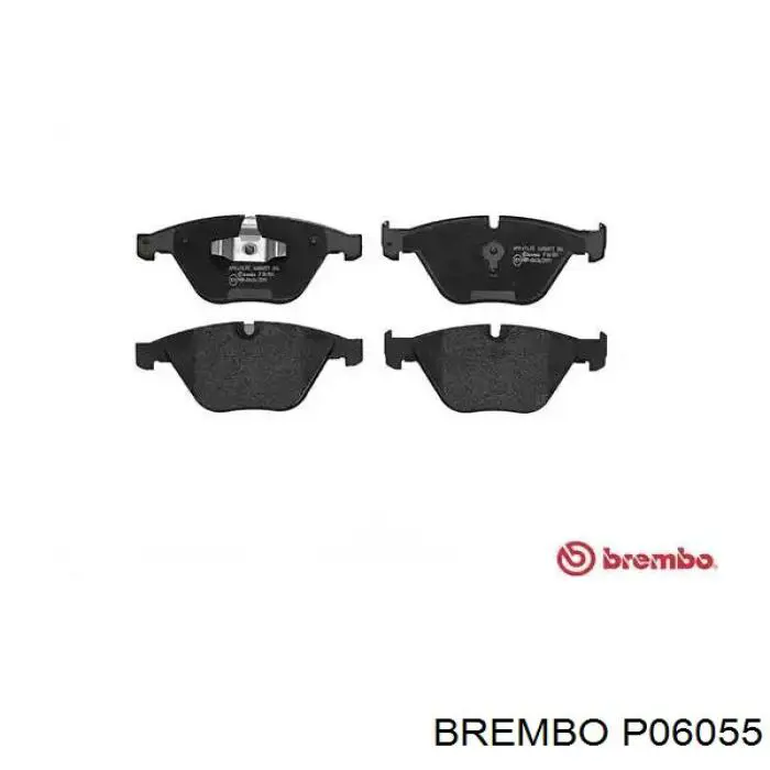 Pastillas de freno delanteras P06055 Brembo