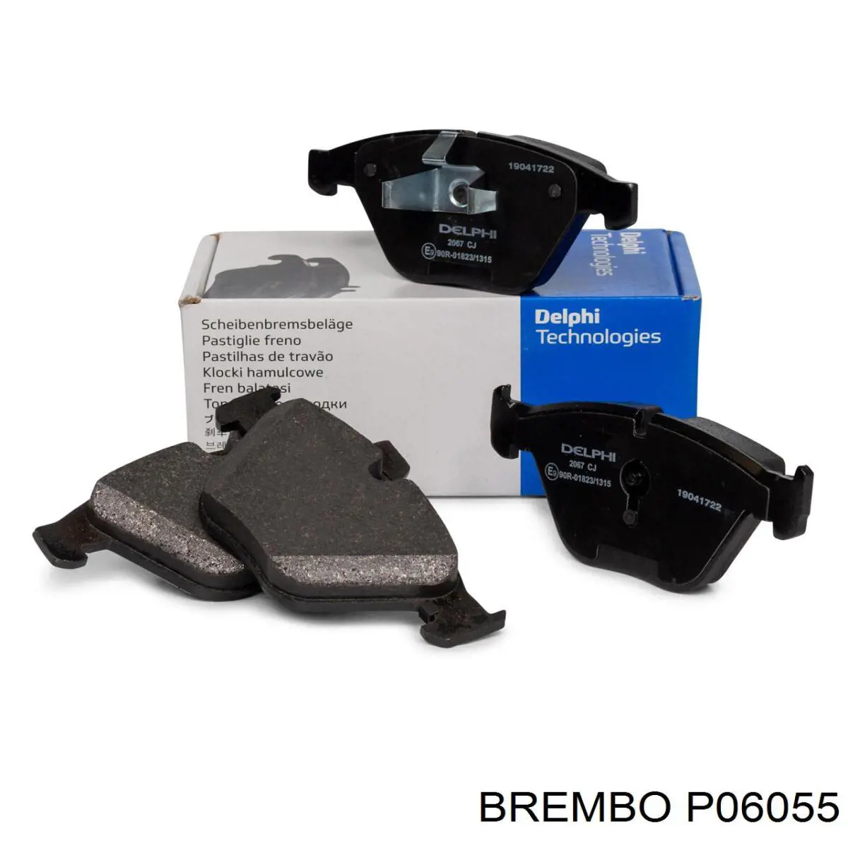 Колодки Brembo P06055 цена, от 53.80 USD