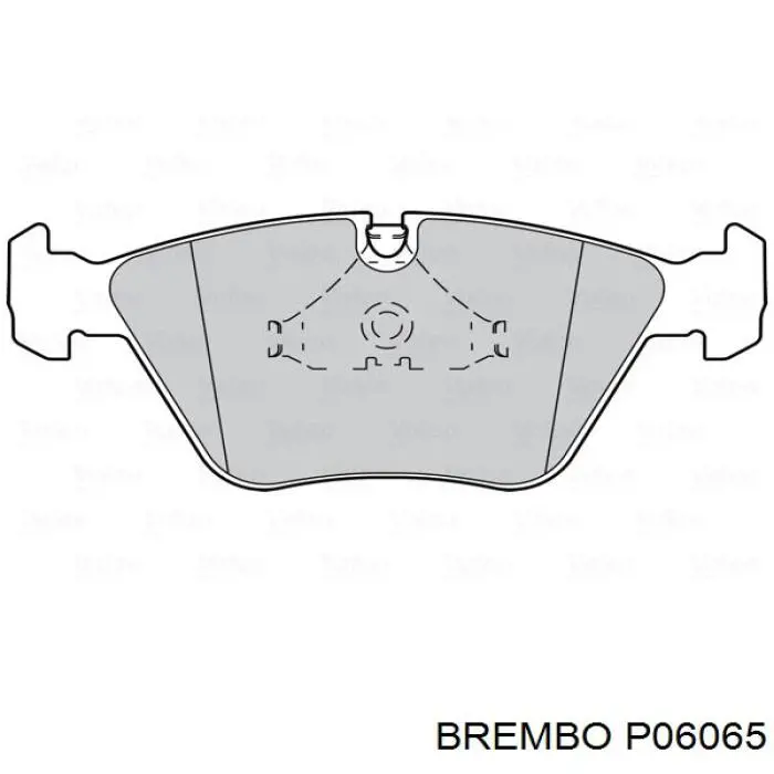 Передние тормозные колодки P06065 Brembo