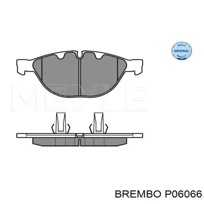Тормозные колодки Brembo P06066