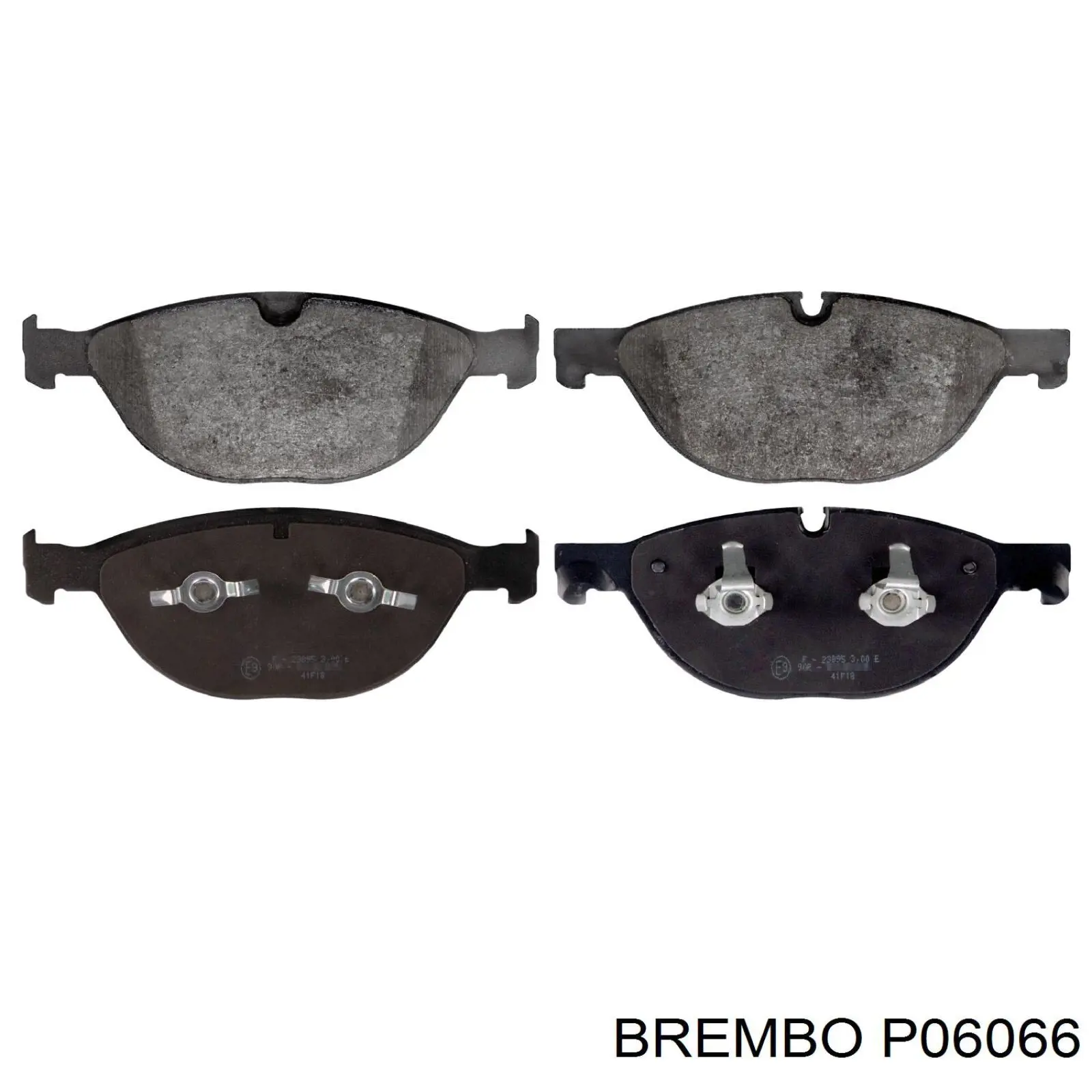 P06066 Brembo Колодки передние