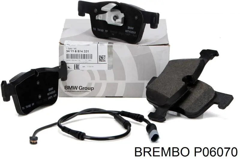 Тормозные колодки Brembo P06070