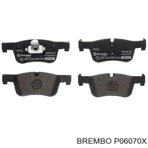 Передние тормозные колодки P06070X Brembo