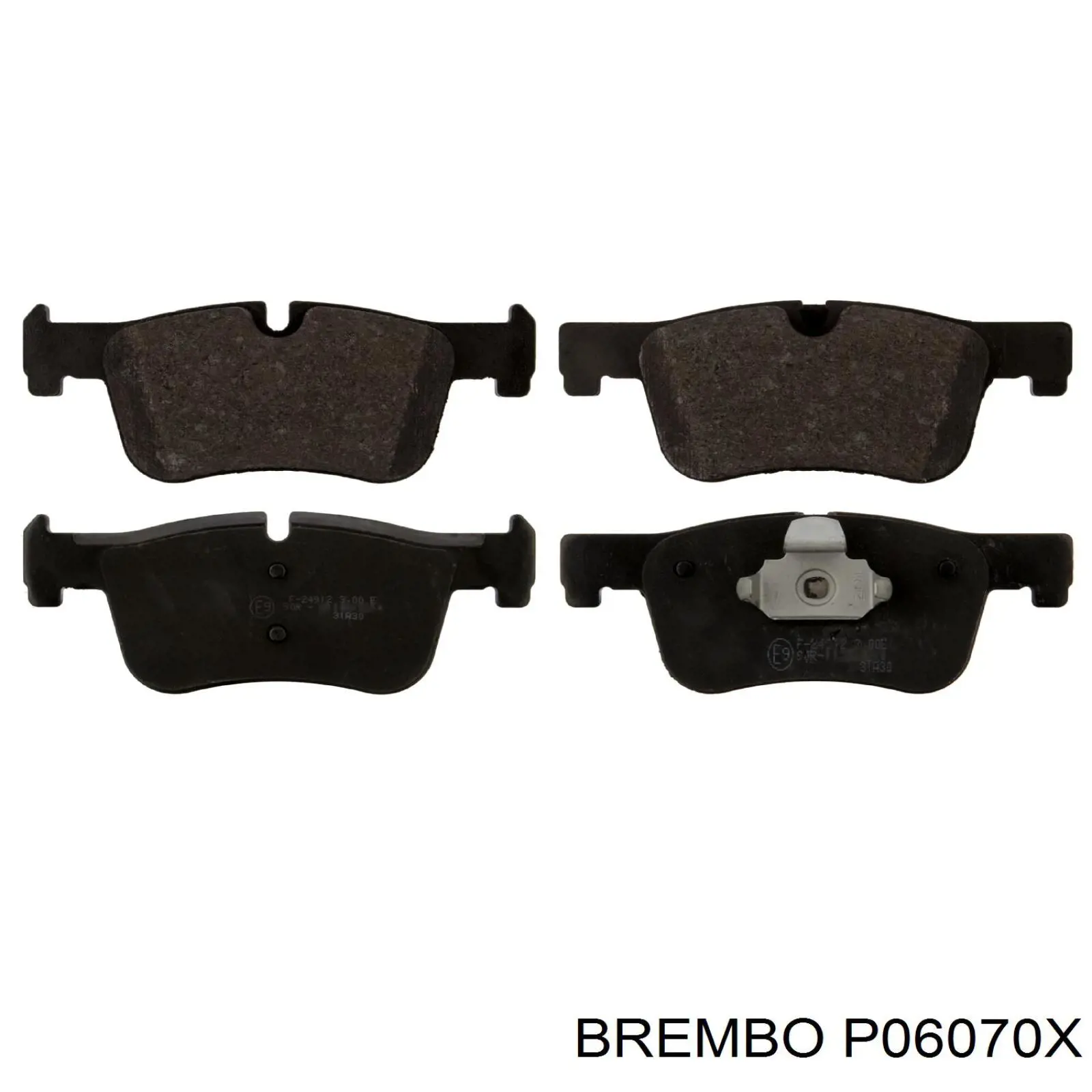 Купить P06070X Brembo Колодки тормозные