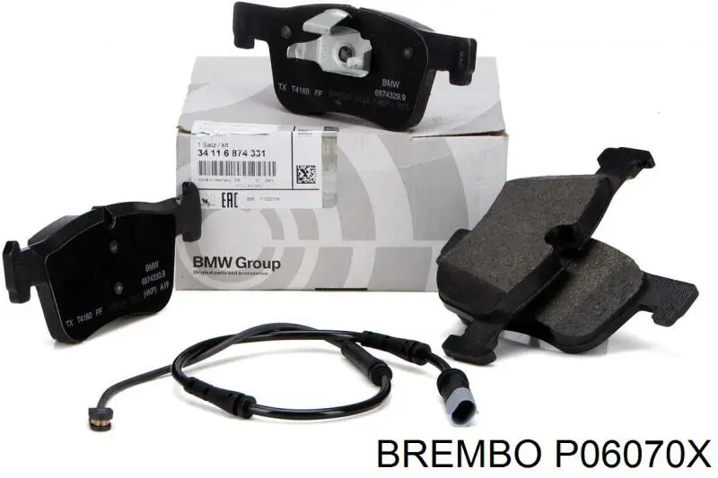 Передние тормозные колодки P06070X Brembo
