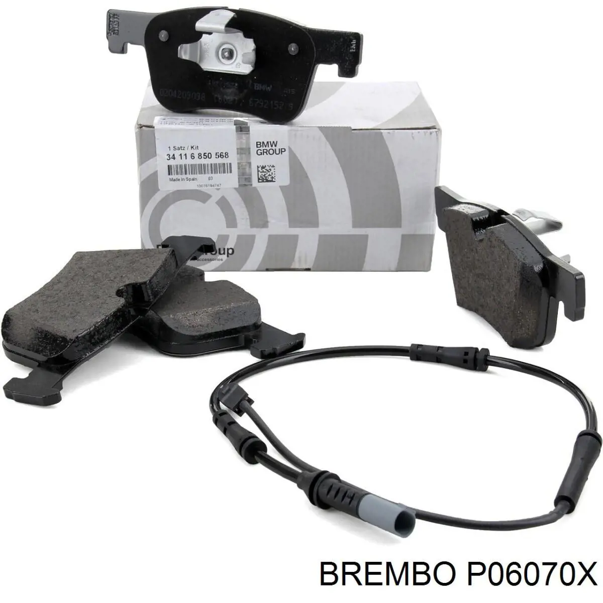 Тормозные колодки Brembo P06070X