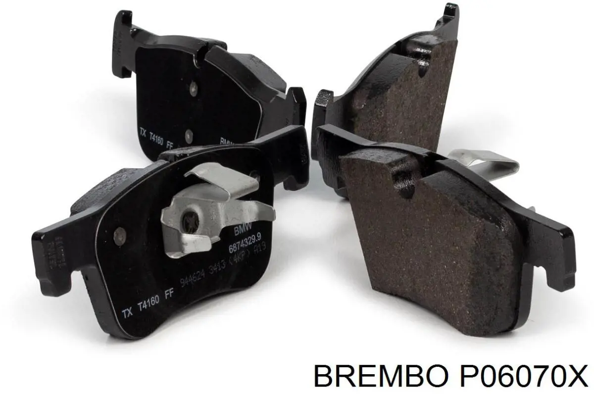 P06070X Brembo Колодки передние