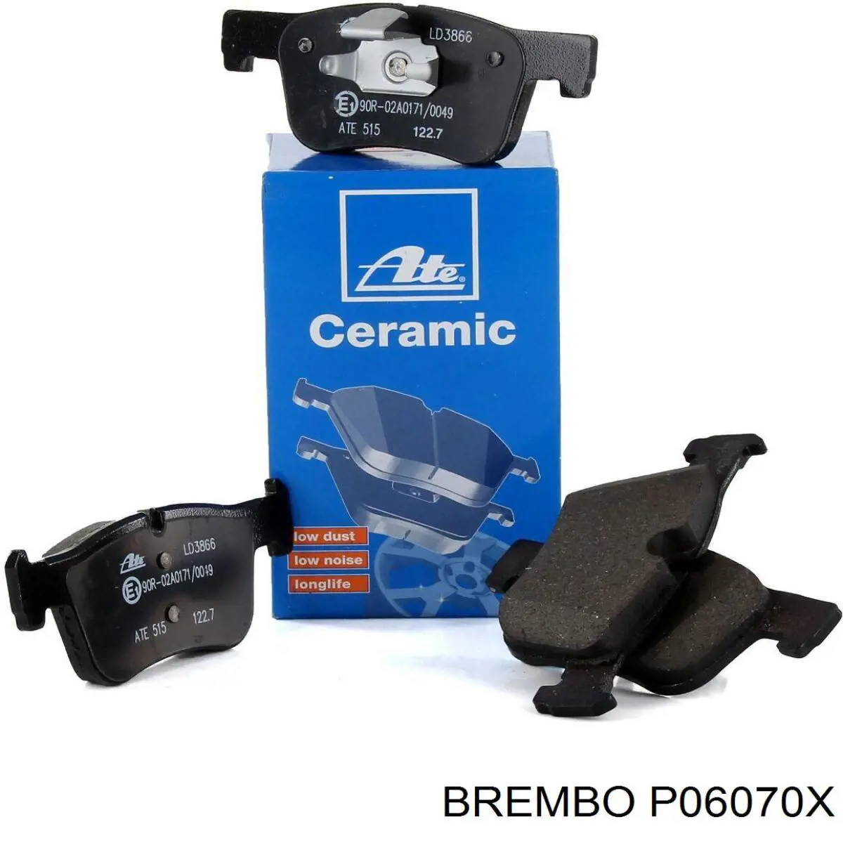 Купить P06070X Brembo Колодки тормозные