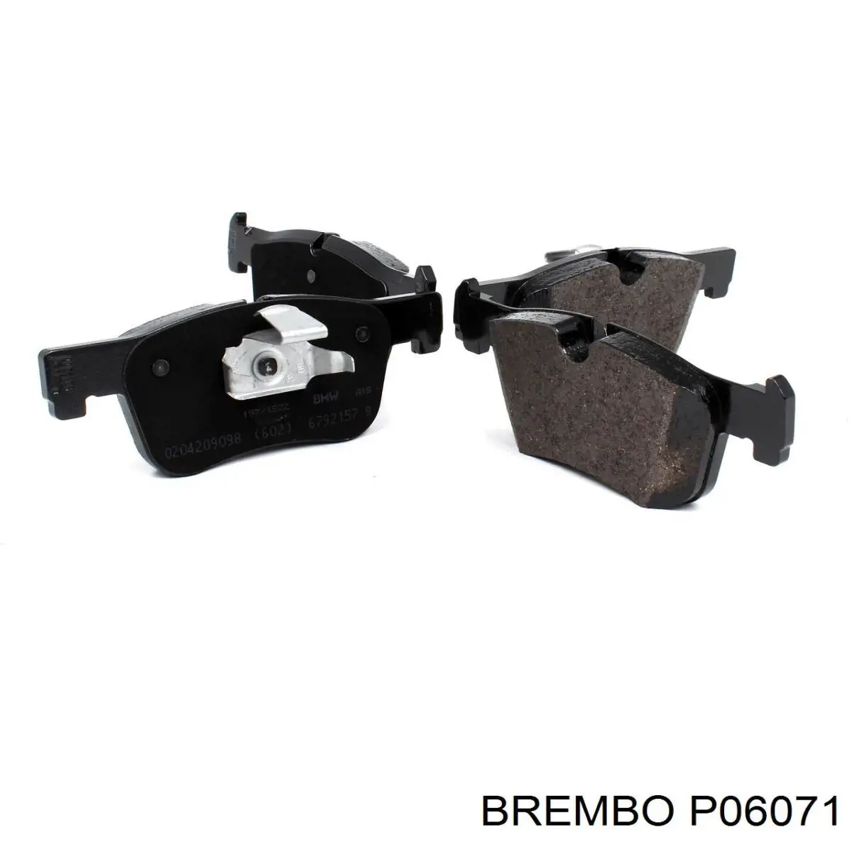 P06071 Brembo Колодки тормозные дисковые комплект