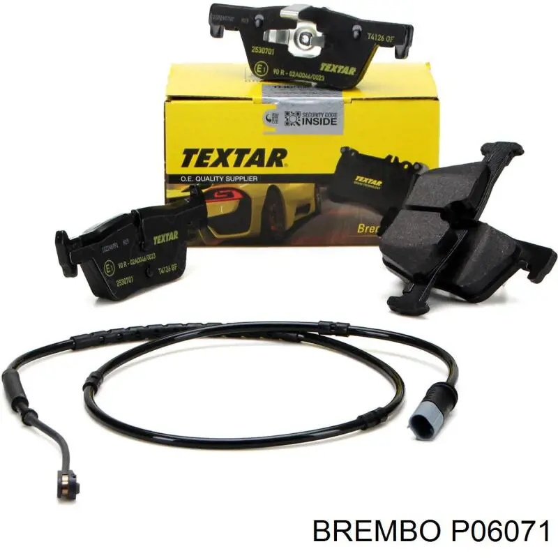 Задние тормозные колодки P06071 Brembo