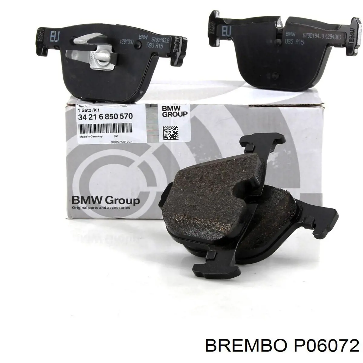 Задние тормозные колодки P06072 Brembo