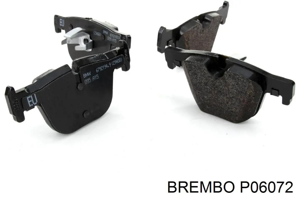 Купить P06072 Brembo Колодки тормозные задние, дисковые