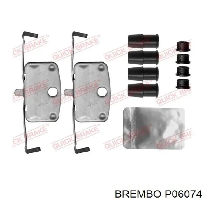 Передние тормозные колодки P06074 Brembo