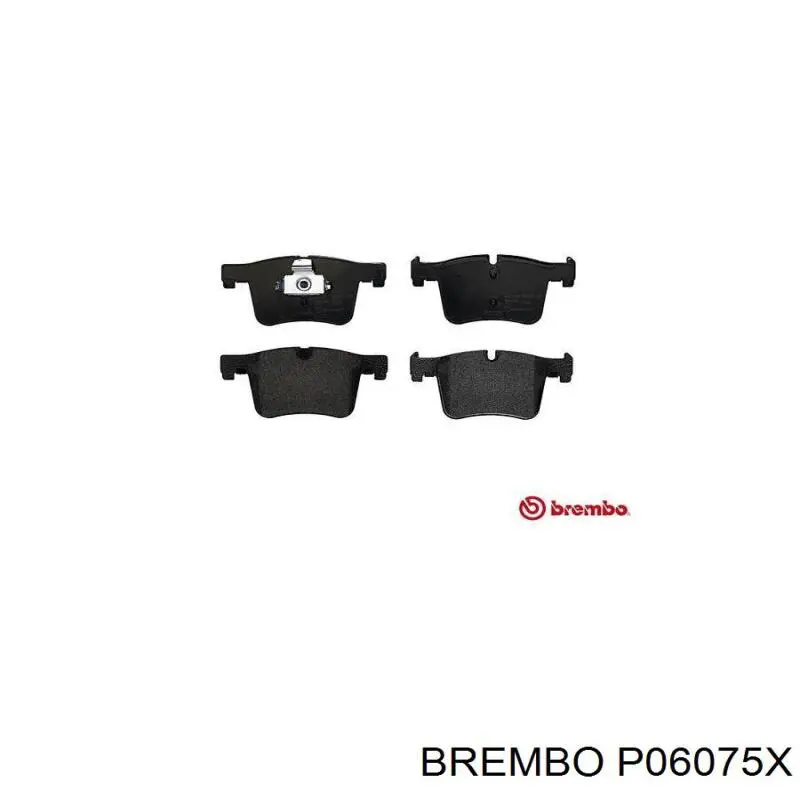 Тормозные колодки Brembo P06075X