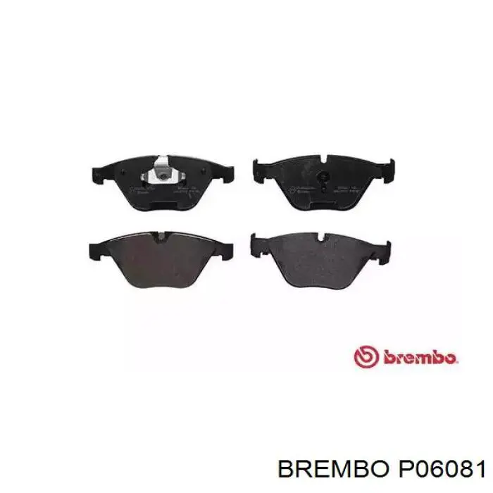 P06081 Brembo передние тормозные колодки