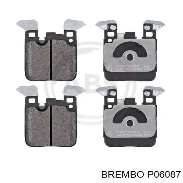 Колодки дисковые  Brembo P06087 цена, от 87.47 USD