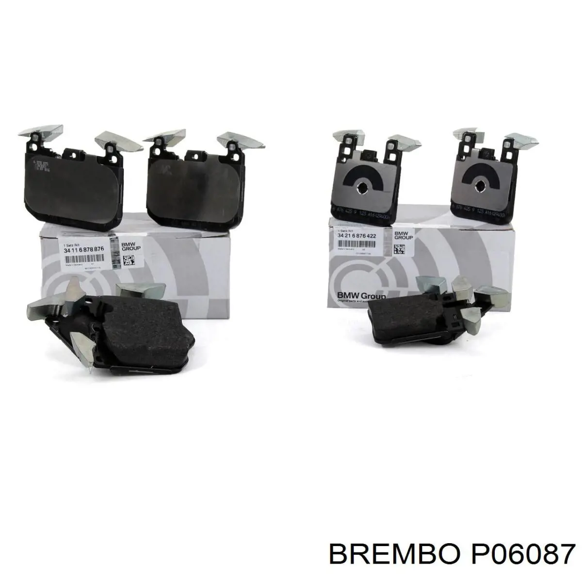 Купить P06087 Brembo Колодки тормозные задние, дисковые